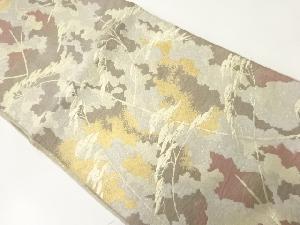 アンティーク　松模様織出し袋帯（材料）